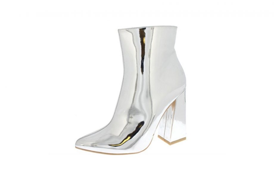 Silver boots