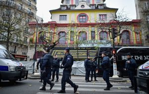 The Bataclan in Paris after the terrorist attacks in 2015