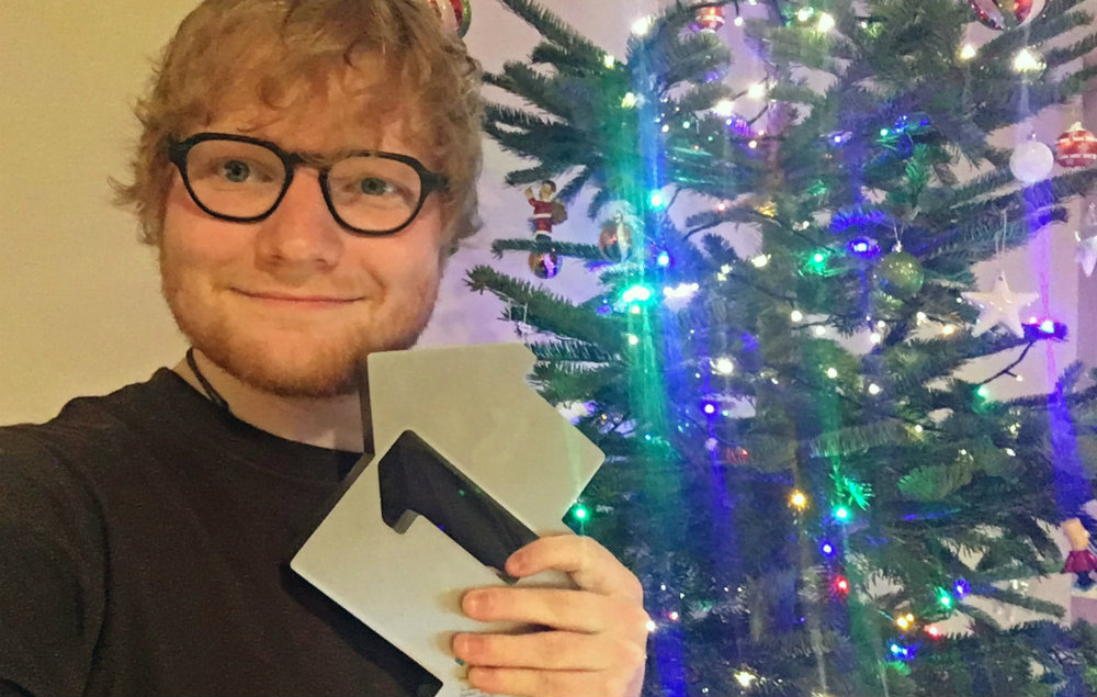 Ed Sheeran Christmas Number 1 for 'Perfect'