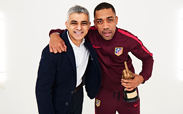 Sadiq Khan and Wiley NME Awards 2017