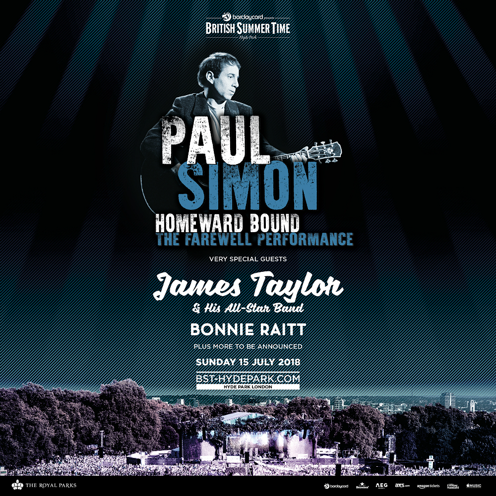 Paul Simon will be headlining British Summer Time 2018