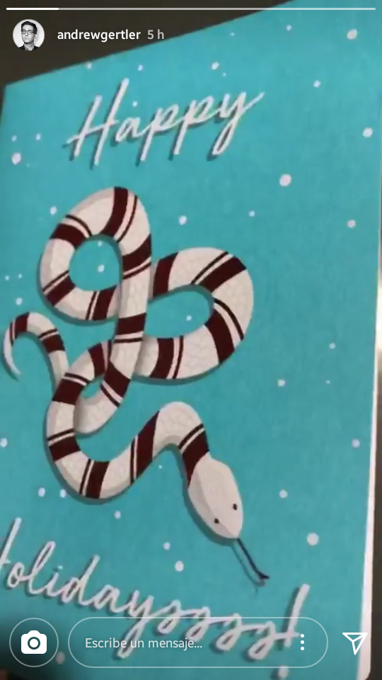 Taylor Swift Christmas card