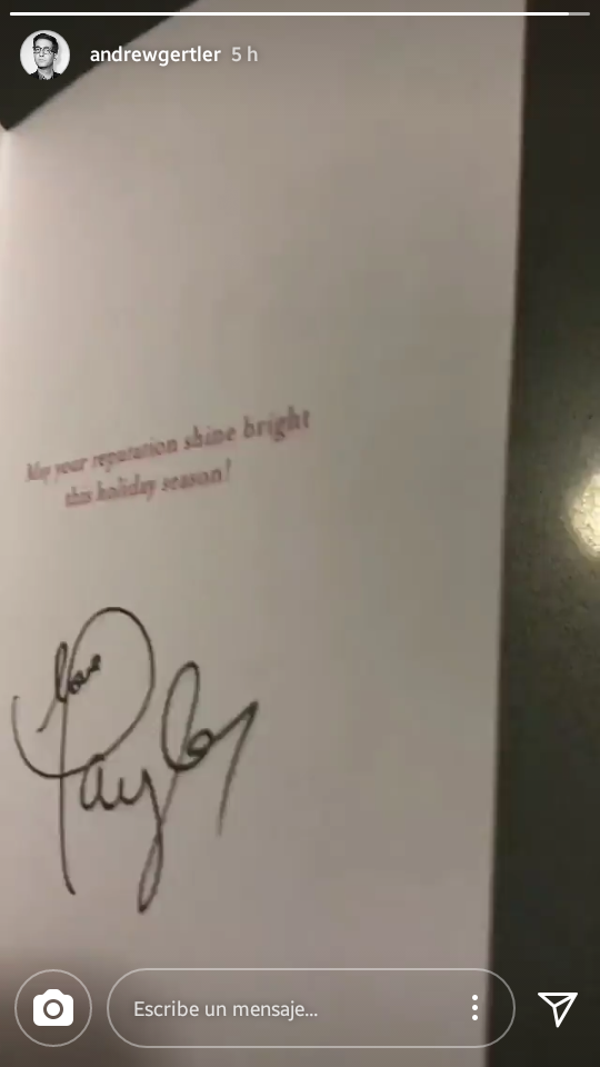 Taylor Swift Christmas card