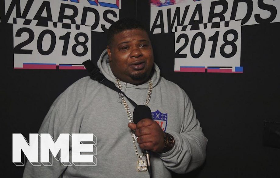Big Narstie at the VO5 NME Awards