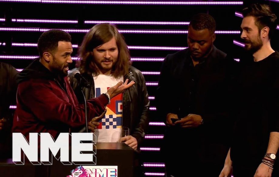 Craig David and Bastille win Best Collaboration supported by VO5 at the VO5 NME Awards 2018