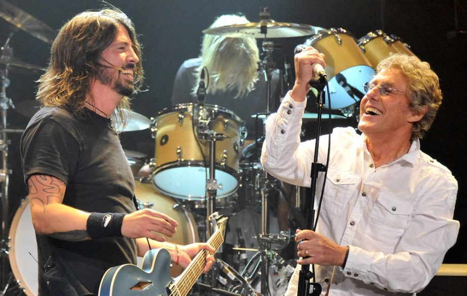 Dave Grohl Roger Daltrey NME Awards