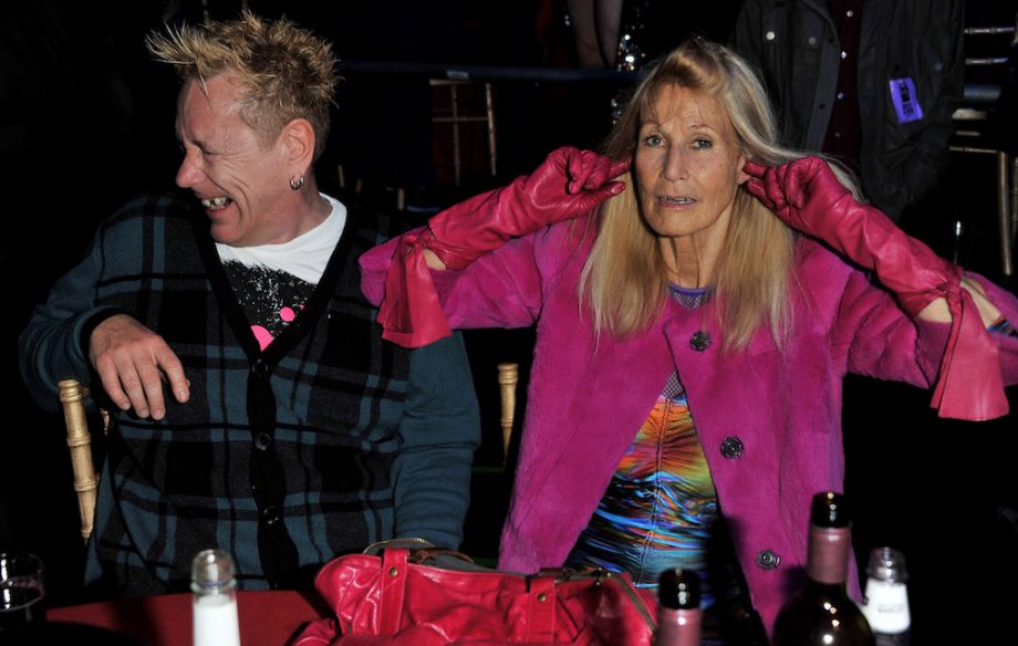 John Lydon Nora Foster NME Awards