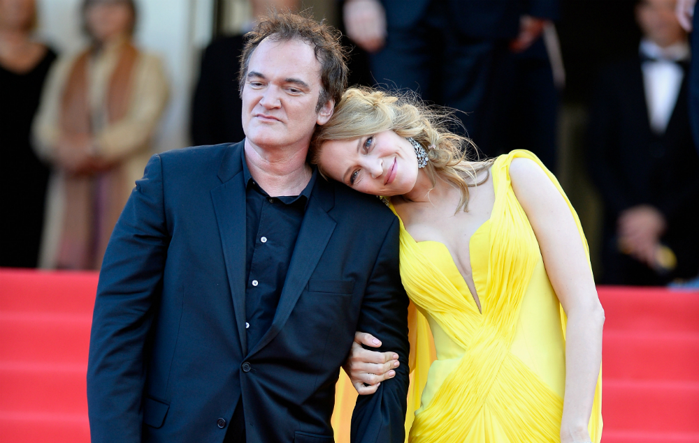 Quentin Tarantino and Uma Thurman