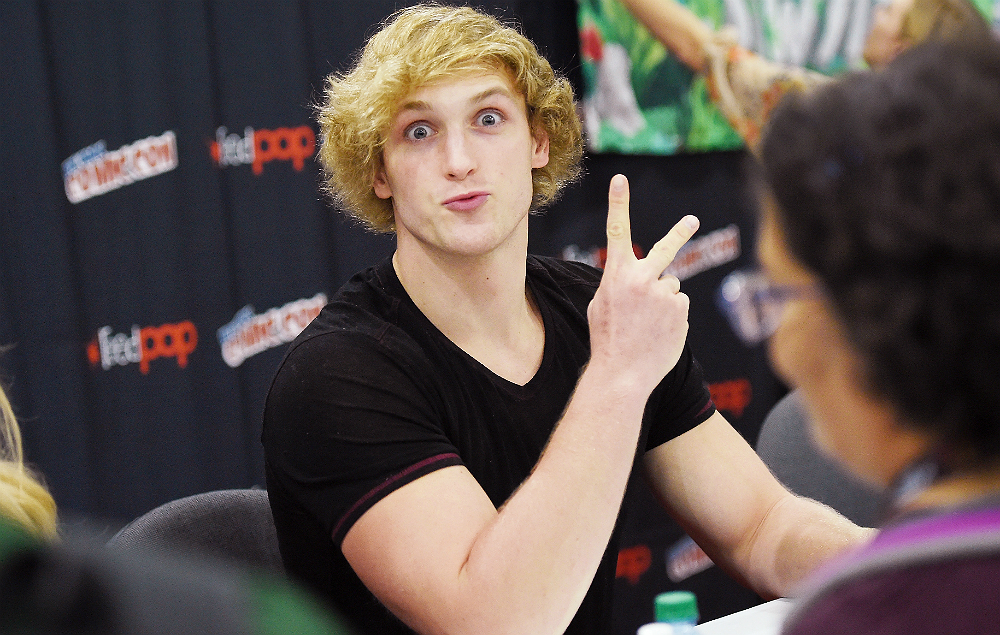 Controversial Youtube star Logan Paul