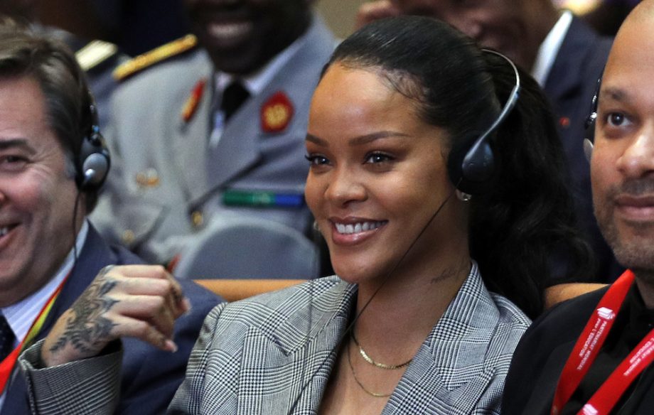 Rihanna tweeted Theresa May
