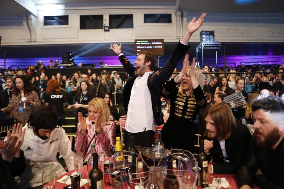 Kasabian, NME Awards, Tables celebrating
