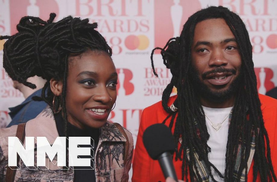 Little Simz and DRAM with Gorillaz at the BRIT Awards 2018