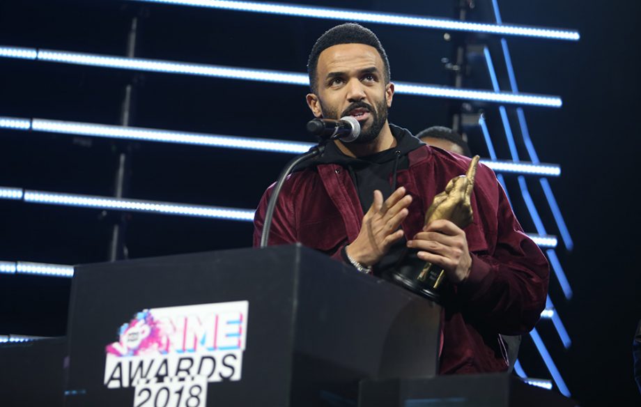 CraigDavid, NME Awards 2018, 1, AF