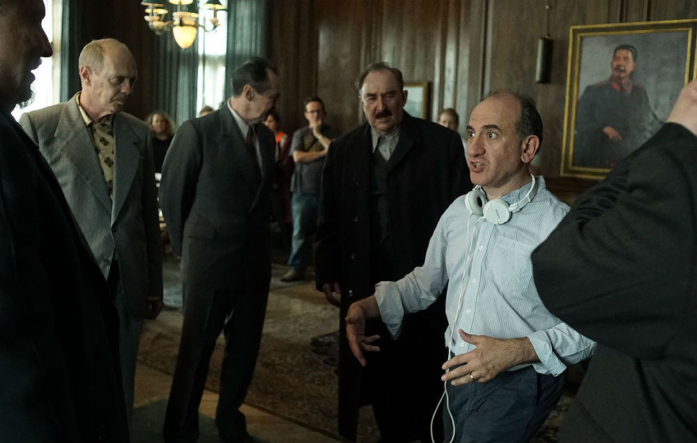 Armando Iannucci shooting 'The Death Of Stalin'