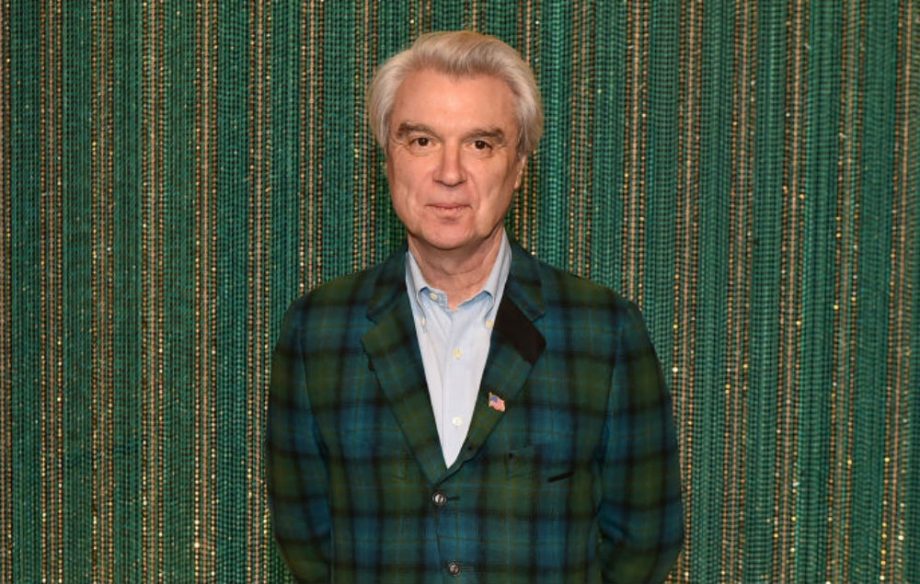 David Byrne late show performance