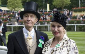 Charlie Watts and wife Shirley, pictured at Royal Ascot in 2009
