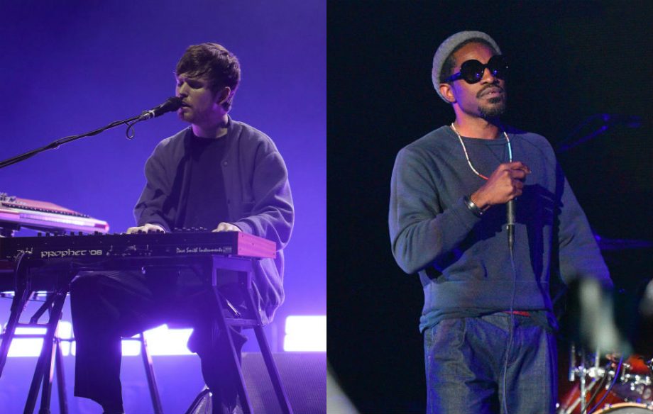 James Blake plays piano for Andre 3000