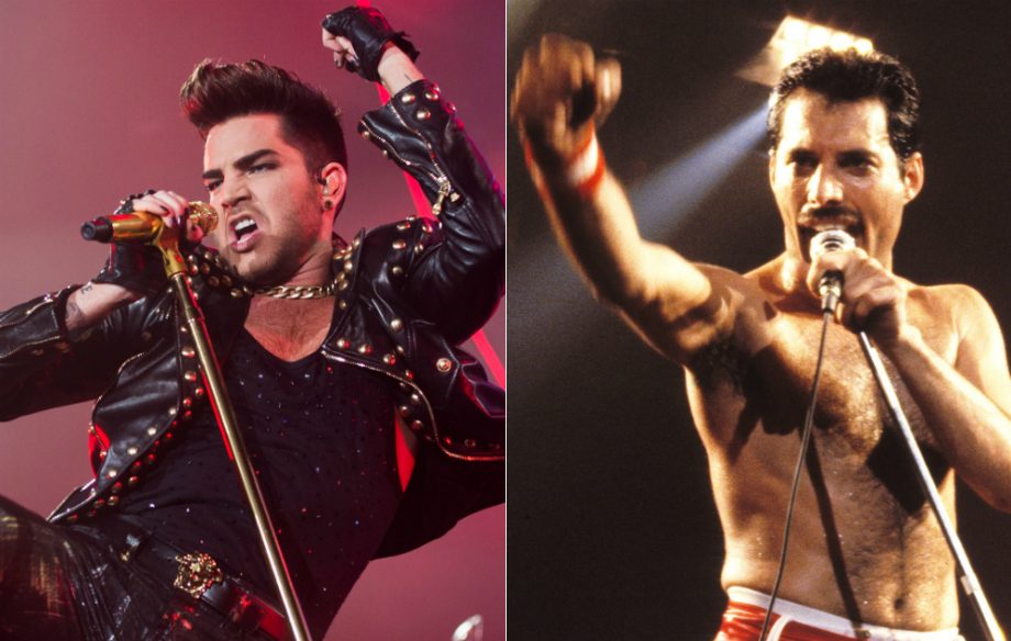 Adam Lambert and Freddie Mercury