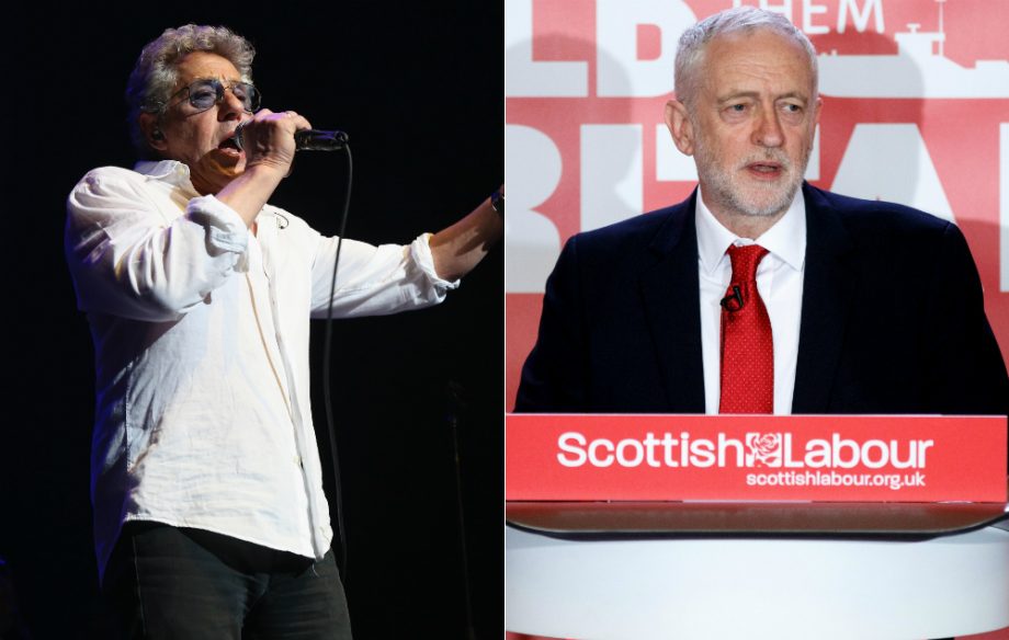 The Who, Jeremy Corbyn