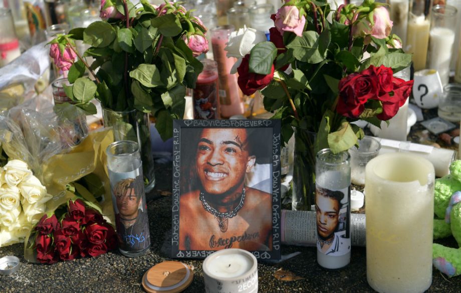 A memorial to XXXTentacion