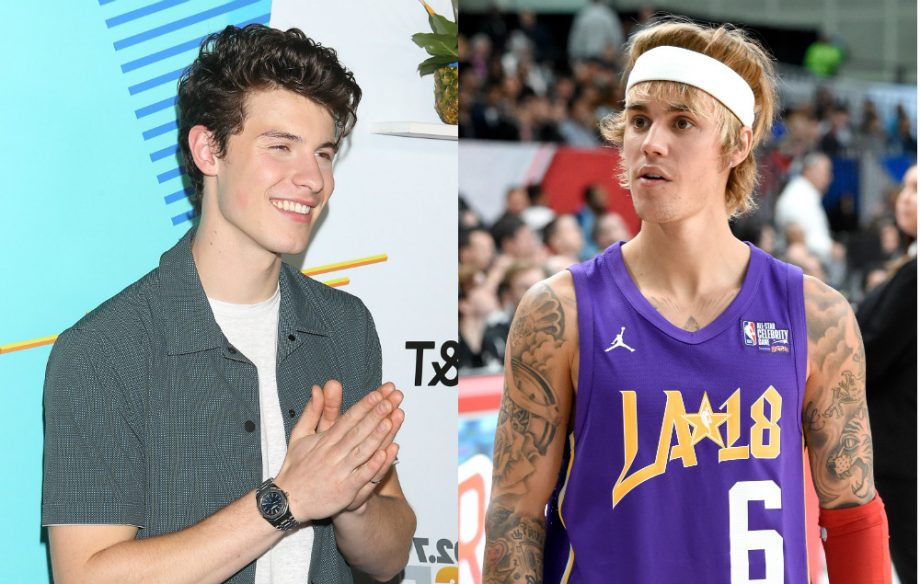 Shawn Mendes and Justin Bieber