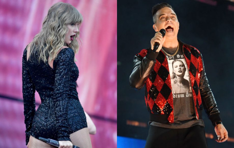 Taylor Swift Robbie Williams angels wembley