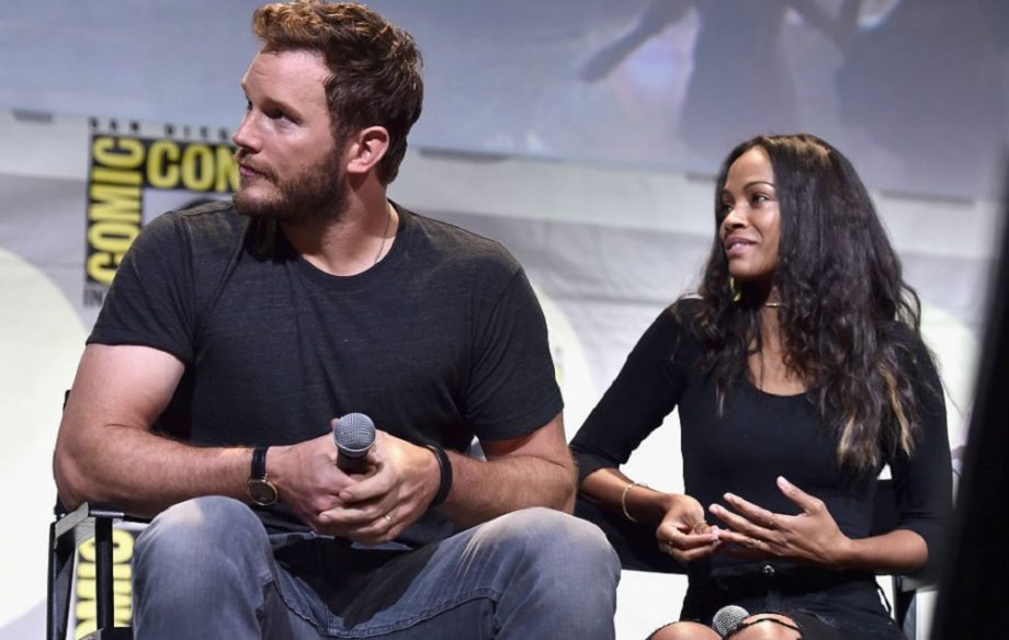 Chris Pratt and Zoe Saldana