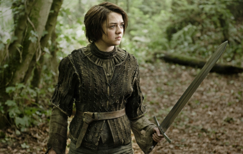 Maisie Williams bloody