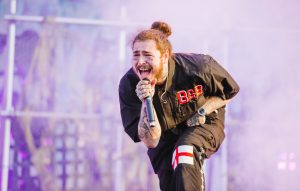 Watch Post Malone try to get involved with World Cup fever at Wireless Festival