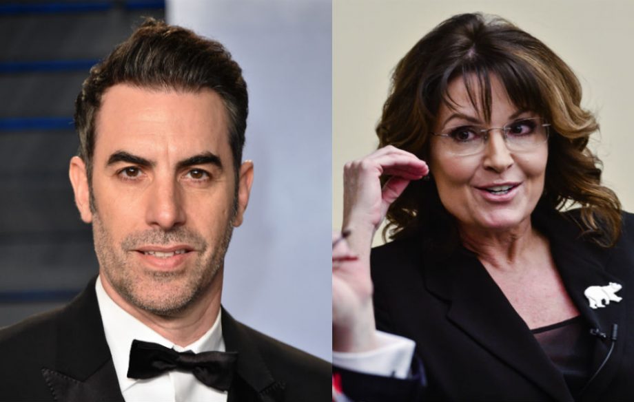 Sacha Baron Cohen Sarah Palin Sacha Baron Cohen Sarah Palin