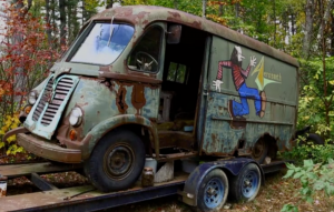 Aerosmith's old tour van discovered in Massachusetts forest