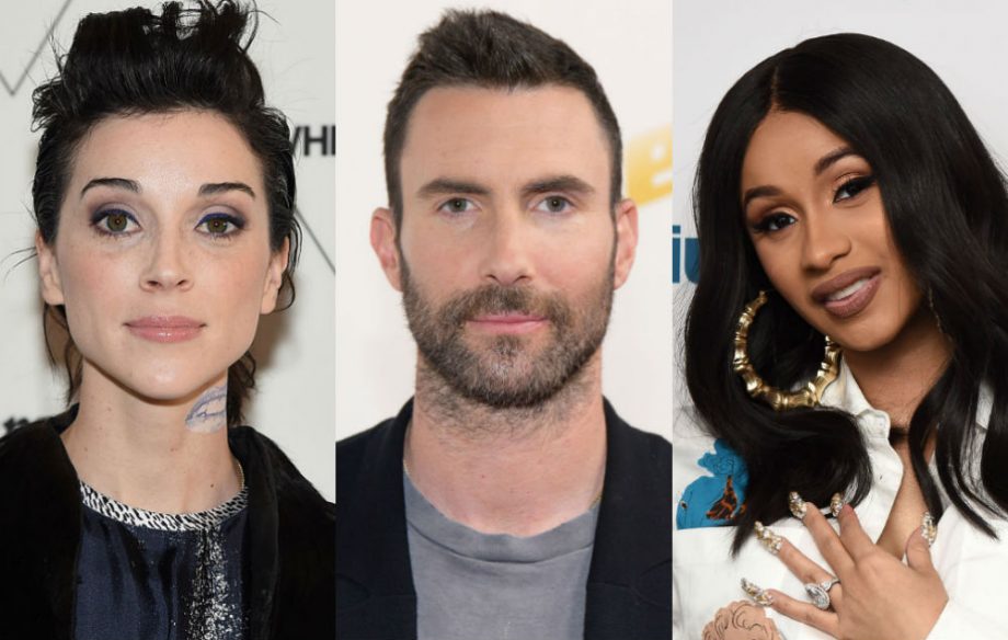St Vincent maroon 5 cardi b remix