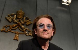 Bono says Pope Francis is 