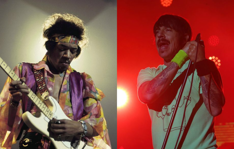 Jimi Hendrix and Anthony Kiedis