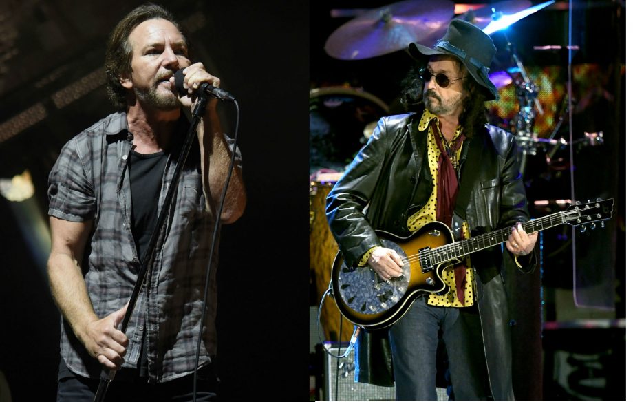 Watch Eddie Vedder jam with Mike Campbell in a bathroom