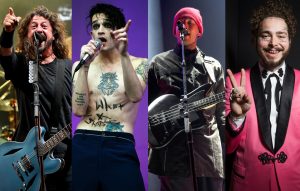 Foo Fighters, The 1975, Twenty One Pilots, Post Malone