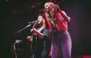 Watch Maggie Rogers join Mumford & Sons on stage in Birmingham
