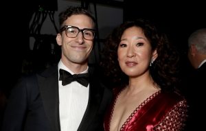 Andy Samberg and Sandra Oh tease Golden Globes hosting duties in new promos