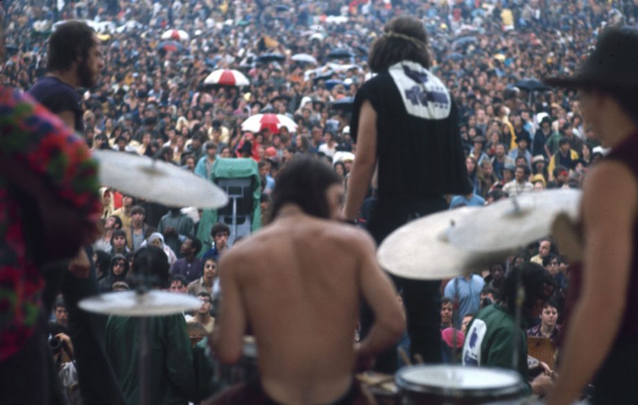 Country Joe & The Fish perform at Woodstock