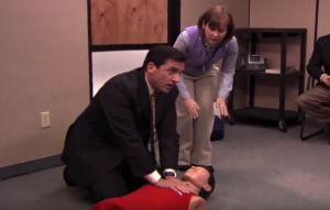 Man saved woman's life after 'The Office' taught him to perform CPR