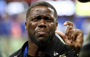 Golden statue of Kevin Hart mysteriously appears on Hollywood Boulevard ahead of the Oscars