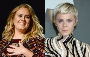 Looks like Adele had the best time at Robyn's LA gig