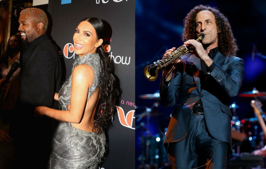Kanye West and Kim Kardashian / Kenny G