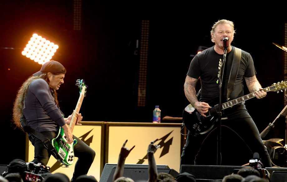 Metallica's Robert Trujillo and James Hetfield