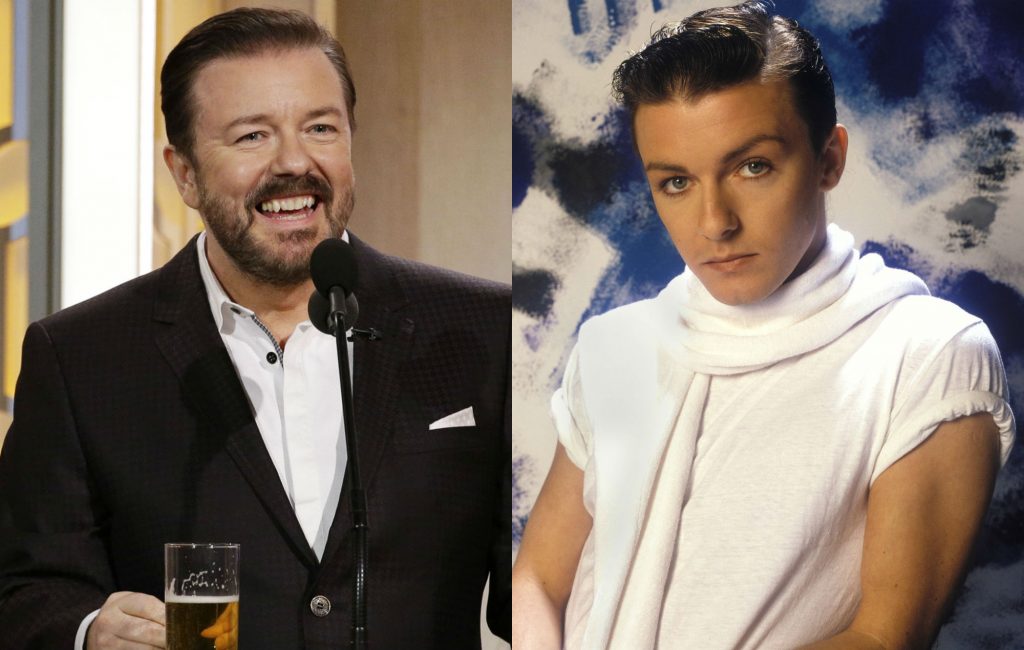Ricky Gervais, today and in 1983