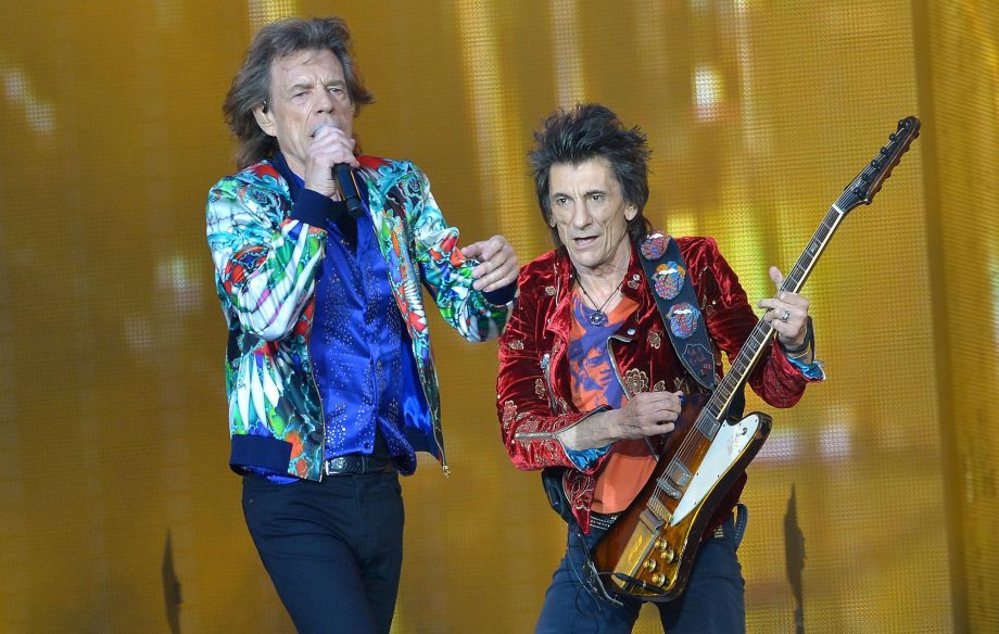 Mick Jagger and Ronnie Wood