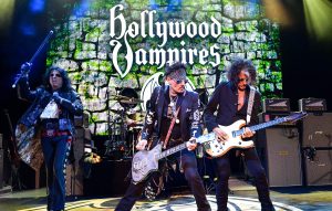Watch as Marilyn Manson and Steven Tyler join Johnny Depp and Hollywood Vampires on stage in L.A.