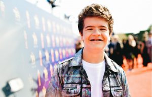 Gaten Matarazzo attends the 2019 MTV Movie and TV Awards at Barker Hangar on June 15, 2019 in Santa Monica, California