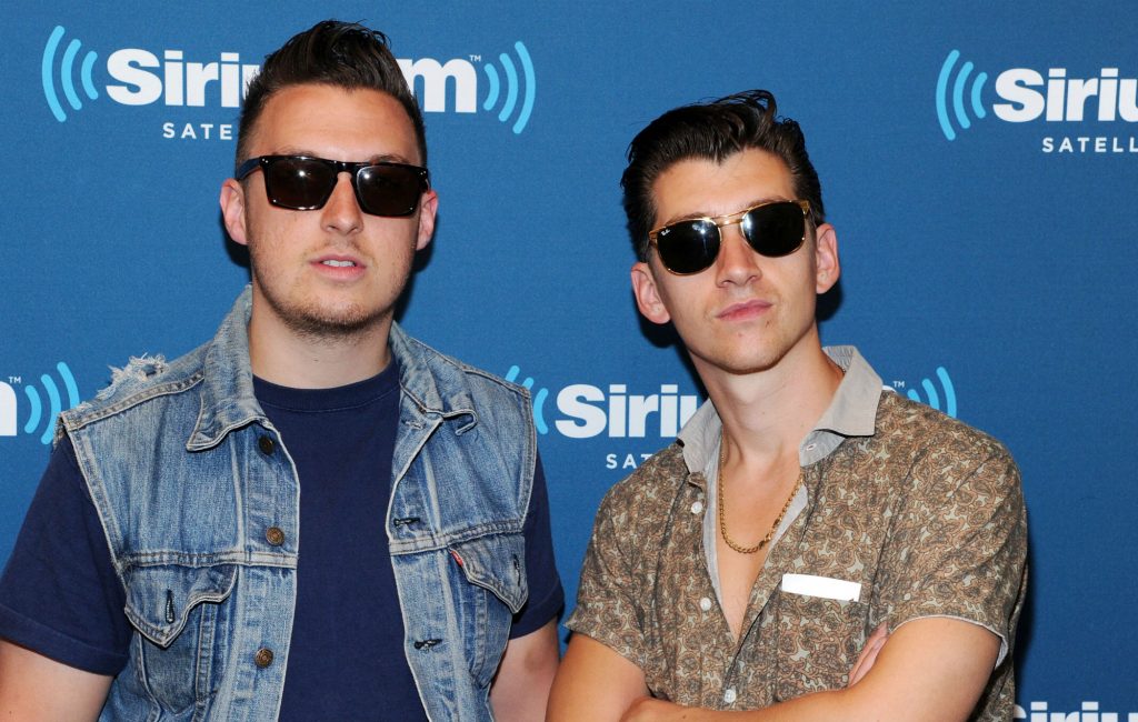 Matt Helders and Alex Turner