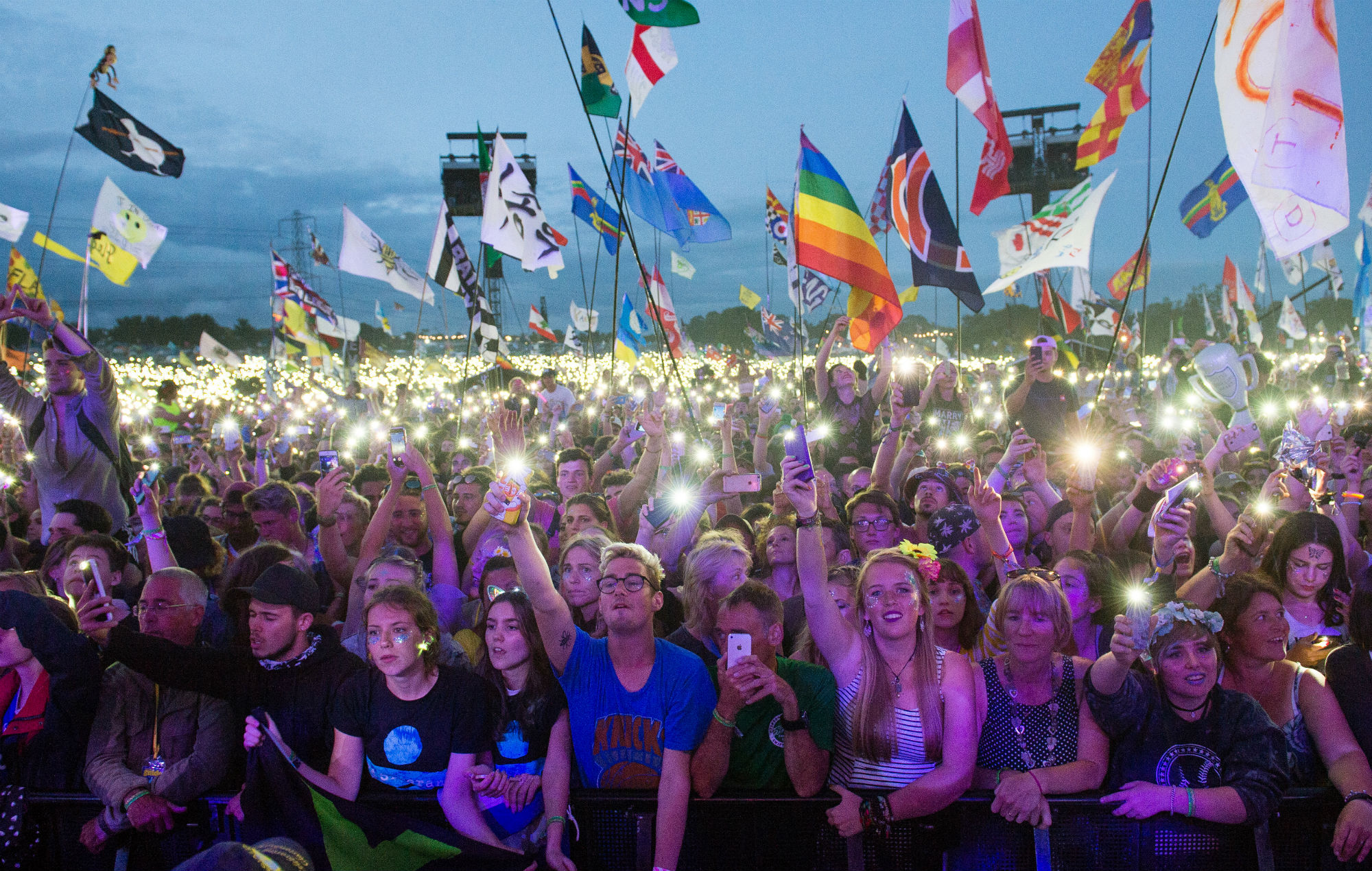 Glastonbury crowd